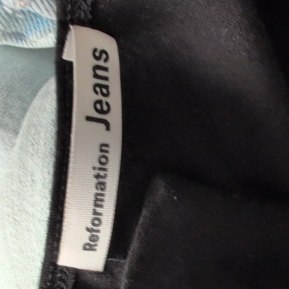 Reformation Jeans Fit And Flare Black Sleeveless Dress - Picture 4 of 5